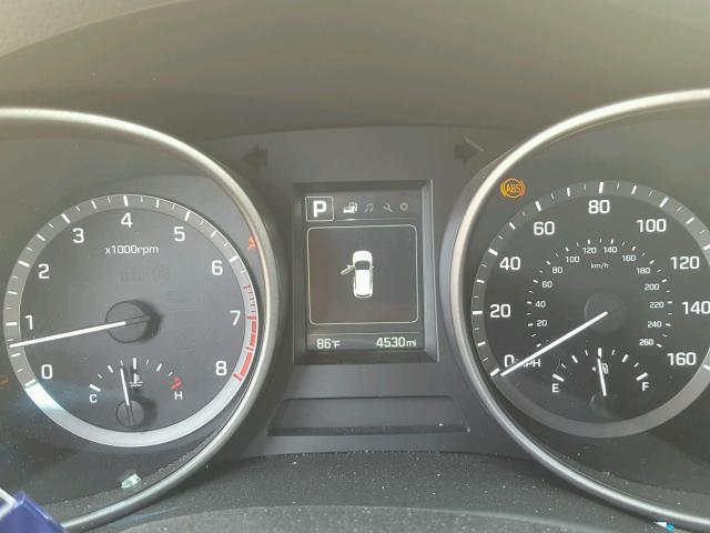 5XYZT3LB1JG542541 - 2018 HYUNDAI SANTA FE S GRAY photo 8