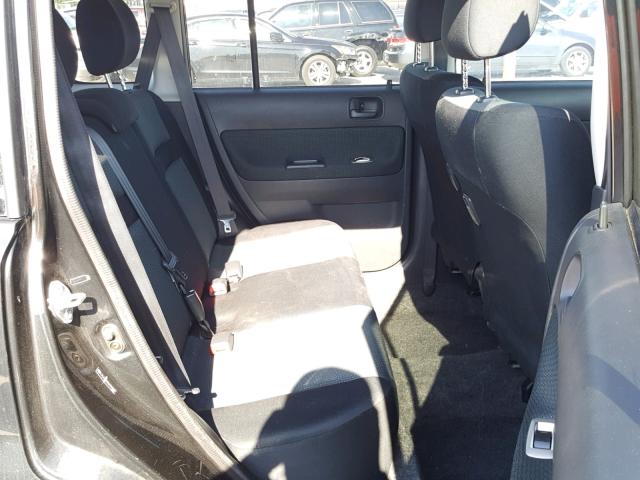JTLKT334564068607 - 2006 TOYOTA SCION XB BLACK photo 6