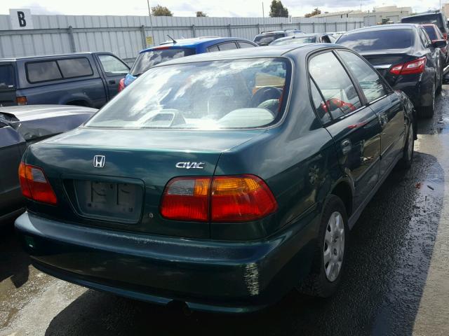 2HGEJ6613XH579787 - 1999 HONDA CIVIC BASE GREEN photo 4