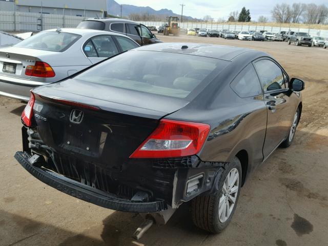 2HGFG3B0XCH508336 - 2012 HONDA CIVIC EXL BLACK photo 4