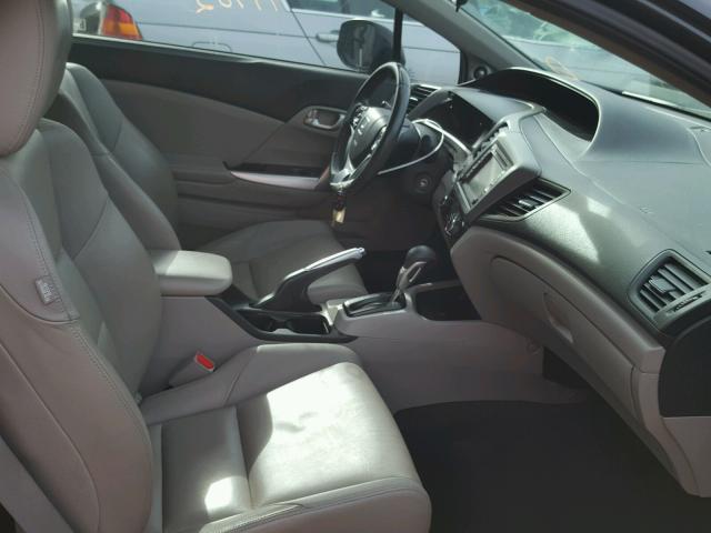 2HGFG3B0XCH508336 - 2012 HONDA CIVIC EXL BLACK photo 5