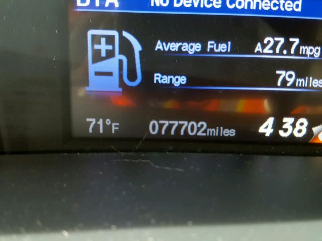 2HGFG3B0XCH508336 - 2012 HONDA CIVIC EXL BLACK photo 8