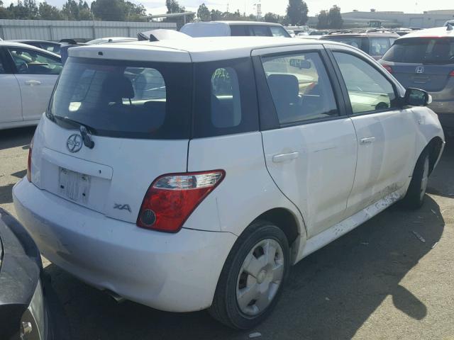 JTKKT604765020918 - 2006 TOYOTA SCION XA თეთრი ფოტო 4