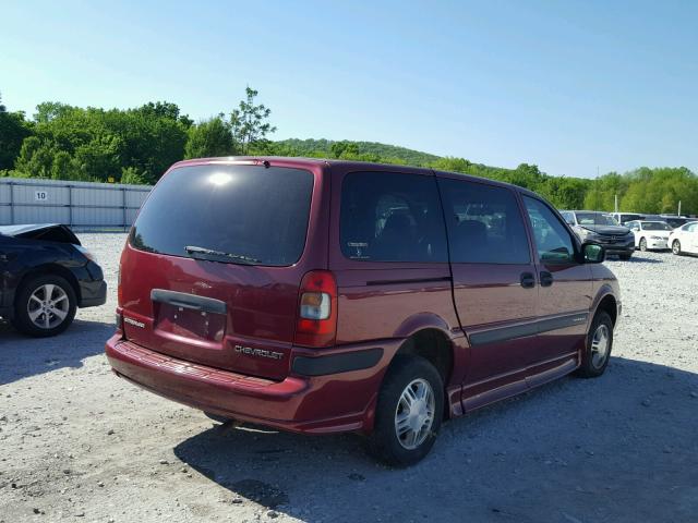 1GBDV13E55D132997 - 2005 CHEVROLET VENTURE IN RED photo 4