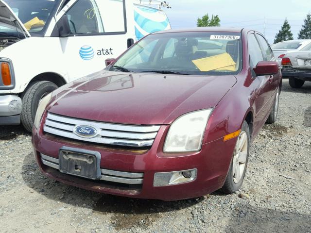 3FAHP08156R128311 - 2006 FORD FUSION SEL MAROON photo 2