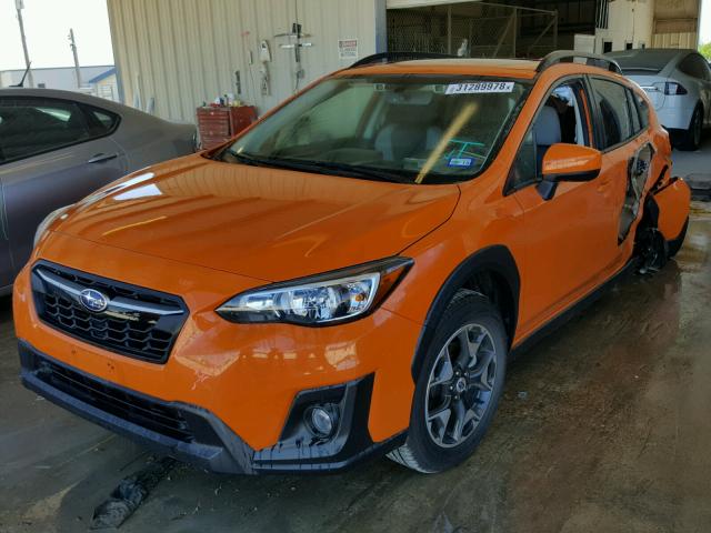 JF2GTADC6JH207366 - 2018 SUBARU CROSSTREK ORANGE photo 2