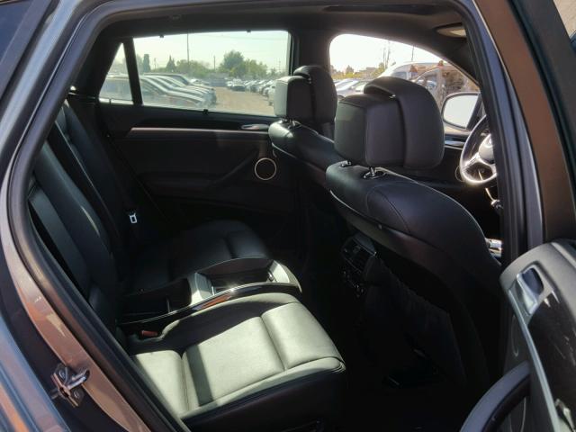 5YMGZ0C57ALK13546 - 2010 BMW X6 M GRAY photo 6