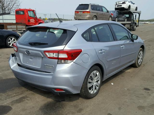 4S3GTAA61H3735191 - 2017 SUBARU IMPREZA GRAY photo 4