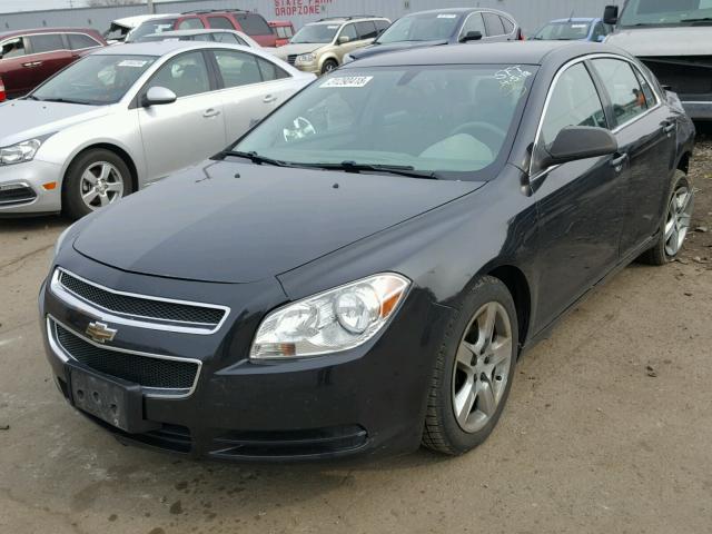 1G1ZB5EB5AF261656 - 2010 CHEVROLET MALIBU LS შავი ფოტო 2