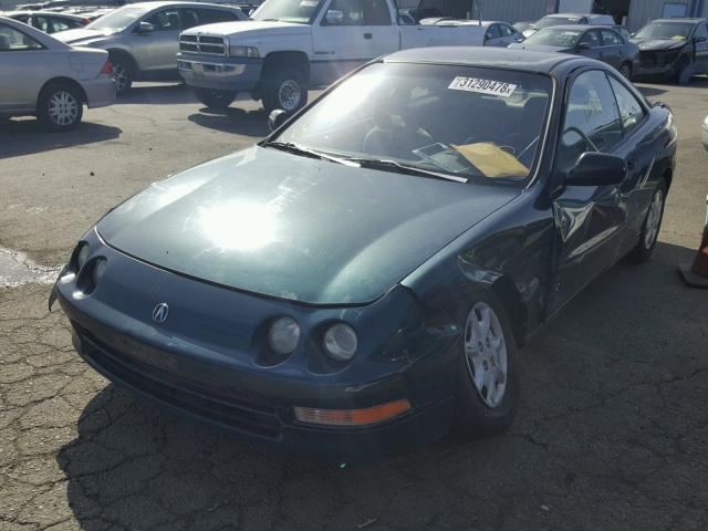 JH4DC4346TS014491 - 1996 ACURA INTEGRA RS GREEN photo 2