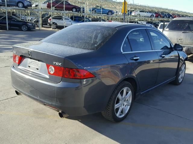 JH4CL96824C001594 - 2004 ACURA TSX GRAY photo 4