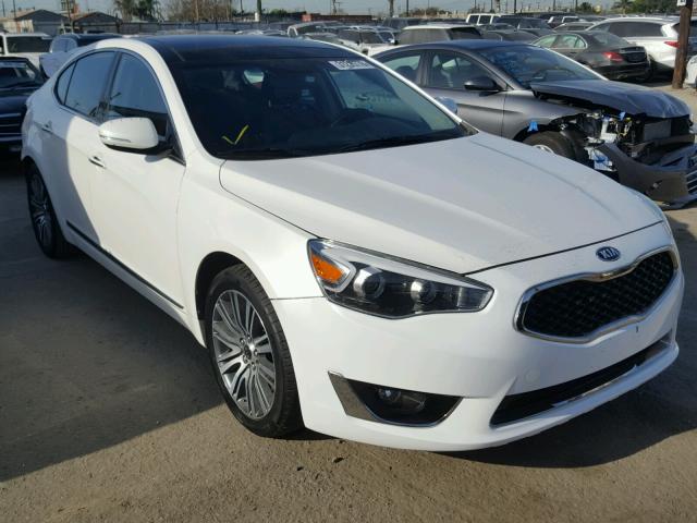 KNALN4D71E5137422 - 2014 KIA CADENZA PR WHITE photo 1