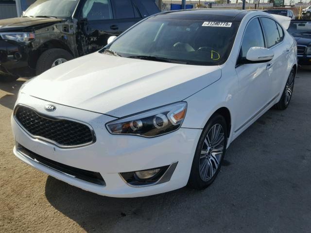 KNALN4D71E5137422 - 2014 KIA CADENZA PR WHITE photo 2