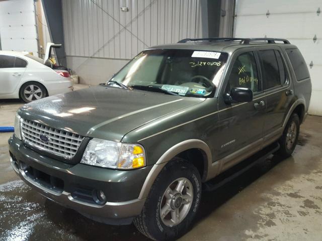 1FMDU74W22ZA90095 - 2002 FORD EXPLORER E GREEN photo 2