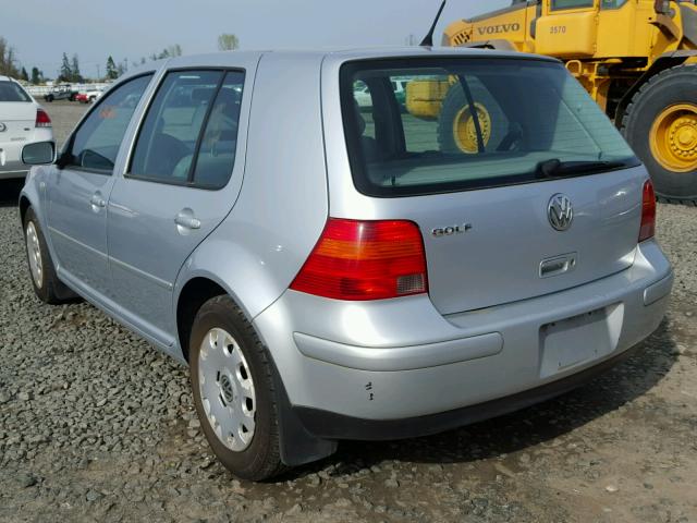 9BWFL61J954031393 - 2005 VOLKSWAGEN GOLF GL SILVER photo 3