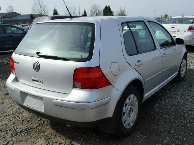 9BWFL61J954031393 - 2005 VOLKSWAGEN GOLF GL SILVER photo 4