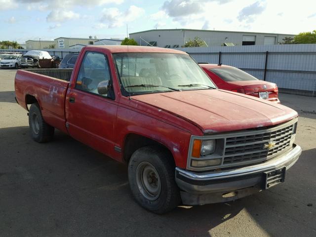 1GCDC14Z4NZ109927 - 1992 CHEVROLET GMT-400 C1 RED photo 1