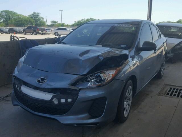 JM1BL1U72D1701927 - 2013 MAZDA 3 I GRAY photo 2