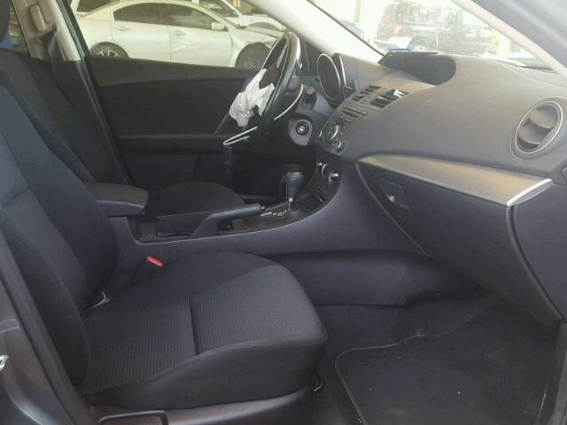 JM1BL1U72D1701927 - 2013 MAZDA 3 I GRAY photo 5