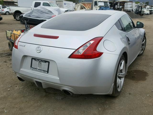 JN1AZ4EH6AM505683 - 2010 NISSAN 370Z SILVER photo 4