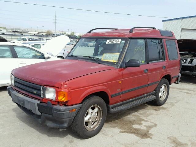 SALJY124XVA550366 - 1997 LAND ROVER DISCOVERY RED photo 2
