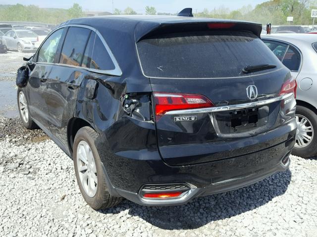 5J8TB3H39GL014402 - 2016 ACURA RDX BASE BLACK photo 3