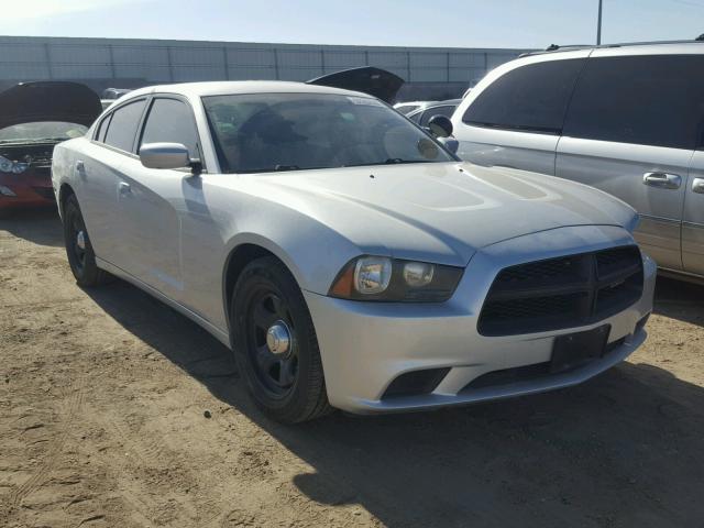 2C3CDXAT3CH145704 - 2012 DODGE CHARGER PO SILVER photo 1