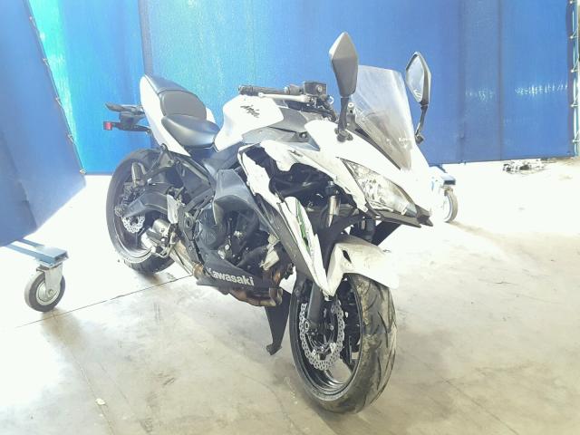 JKAEXEJ12HDA00539 - 2017 KAWASAKI EX650 J WHITE photo 1