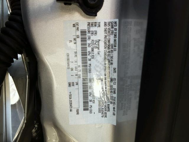 1FADP5BU6DL525679 - 2013 FORD C-MAX SEL SILVER photo 10