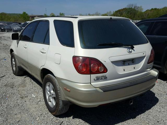 JT6HF10U4Y0107596 - 2000 LEXUS RX 300 WHITE photo 3