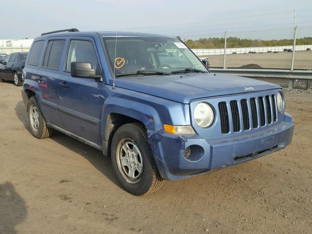 1J8FF28WX7D325280 - 2007 JEEP PATRIOT SP BLUE photo 1