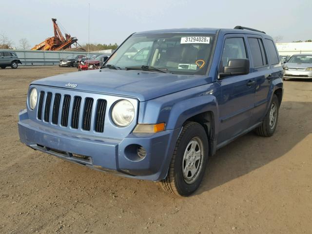 1J8FF28WX7D325280 - 2007 JEEP PATRIOT SP BLUE photo 2