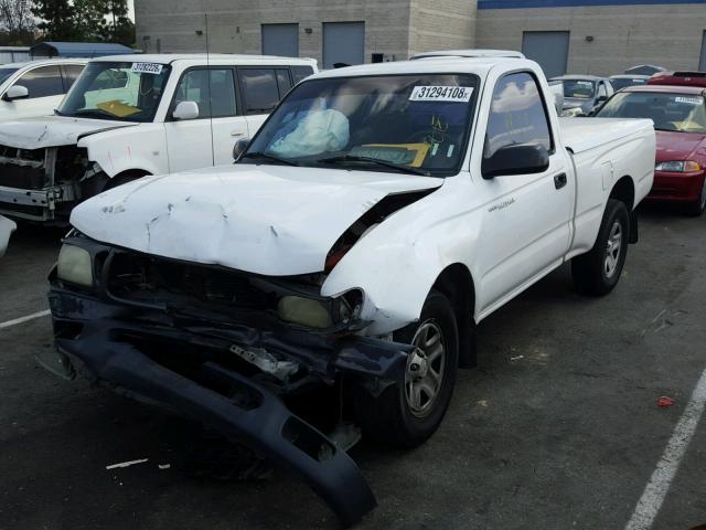 5TENL42N93Z303506 - 2003 TOYOTA TACOMA WHITE photo 2