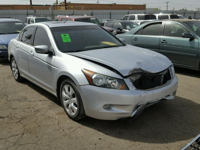 1HGCP36808A031814 - 2008 HONDA ACCORD EXL SILVER photo 1