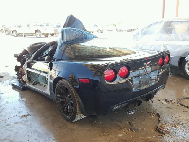 1G1YR2DW2D5105384 - 2013 CHEVROLET CORVETTE G BLACK photo 3