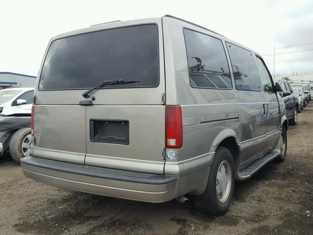 1GKDM19X72B515293 - 2002 GMC SAFARI XT GRAY photo 4