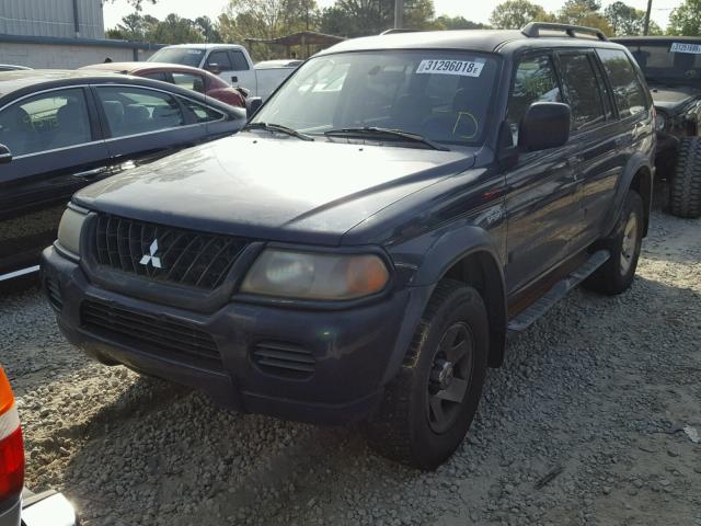 JA4LS21H43J043546 - 2003 MITSUBISHI MONTERO SP BLUE photo 2