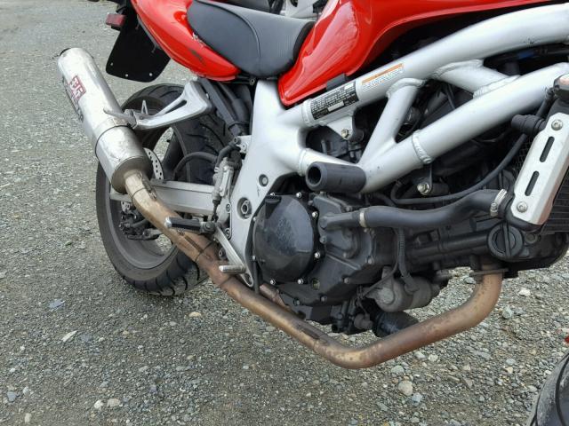 JS1VP52A4Y2101489 - 2000 SUZUKI SV650 RED photo 7