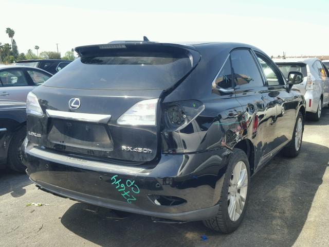 JTJBC1BA8A2008555 - 2010 LEXUS RX 450 BLACK photo 4