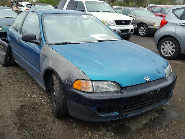 2HGEH235XSH504055 - 1995 HONDA CIVIC CX TEAL photo 1