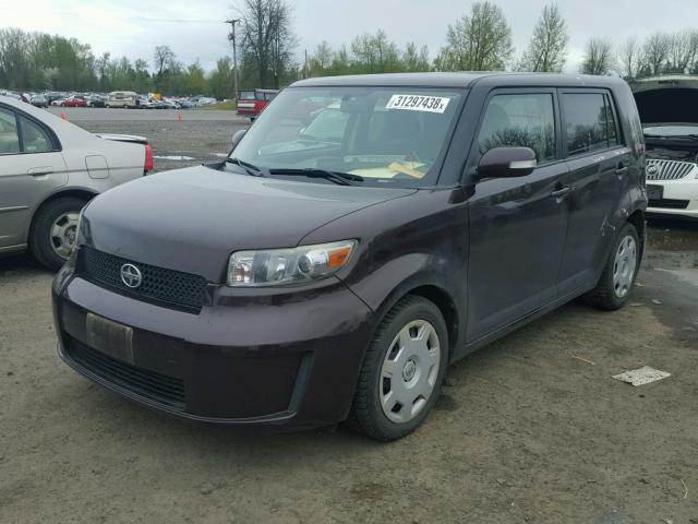 JTLKE50E581034853 - 2008 TOYOTA SCION XB იასამნისფერი ფოტო 2