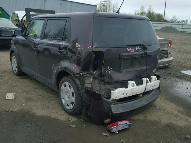 JTLKE50E581034853 - 2008 TOYOTA SCION XB იასამნისფერი ფოტო 3