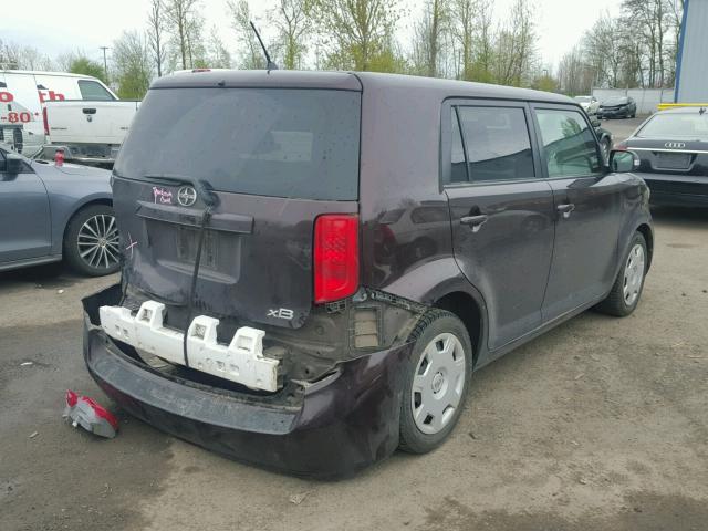 JTLKE50E581034853 - 2008 TOYOTA SCION XB იასამნისფერი ფოტო 4