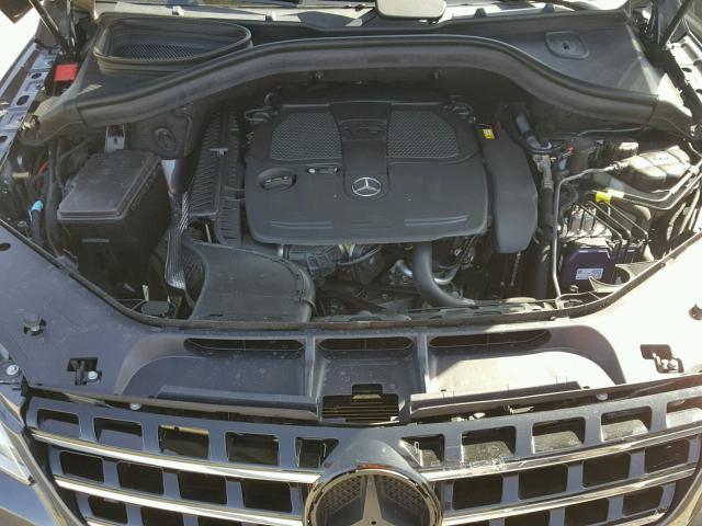 4JGDA5JB2EA305458 - 2014 MERCEDES-BENZ ML 350 GRAY photo 7