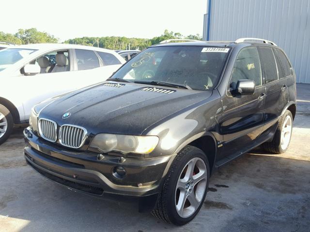 5UXFB935X2LN78073 - 2002 BMW X5 4.6IS BLACK photo 2