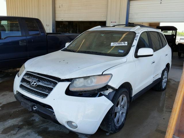 5NMSH13E37H120318 - 2007 HYUNDAI SANTA FE S WHITE photo 2