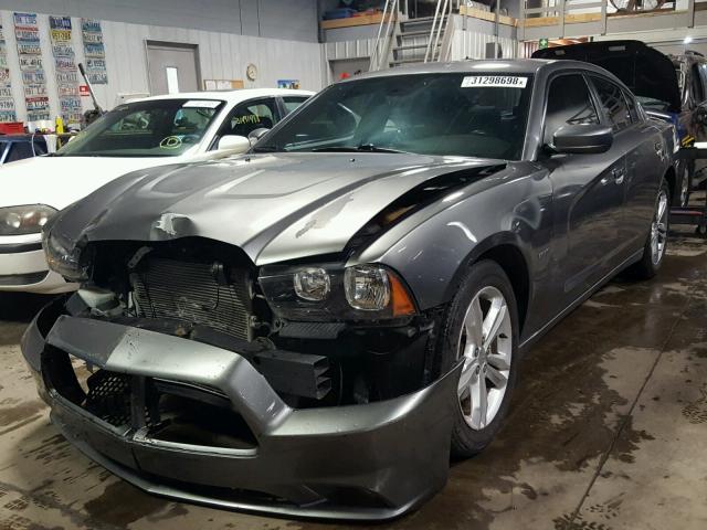 2B3CM5CT2BH611023 - 2011 DODGE CHARGER R/ GRAY photo 2