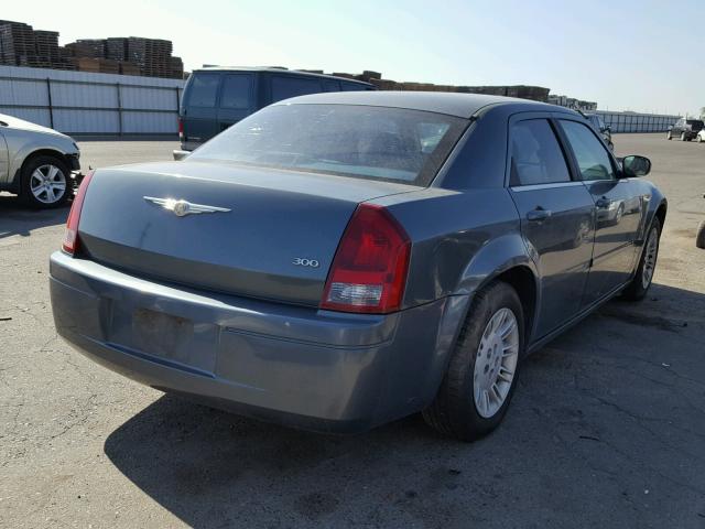 2C3KA43R16H105789 - 2006 CHRYSLER 300 TEAL photo 4
