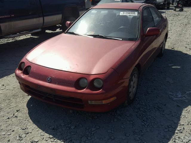 JH4DB7655RS016301 - 1994 ACURA INTEGRA LS RED photo 2