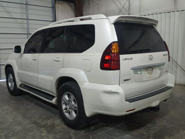 JTJBT20X450089388 - 2005 LEXUS GX 470 WHITE photo 3